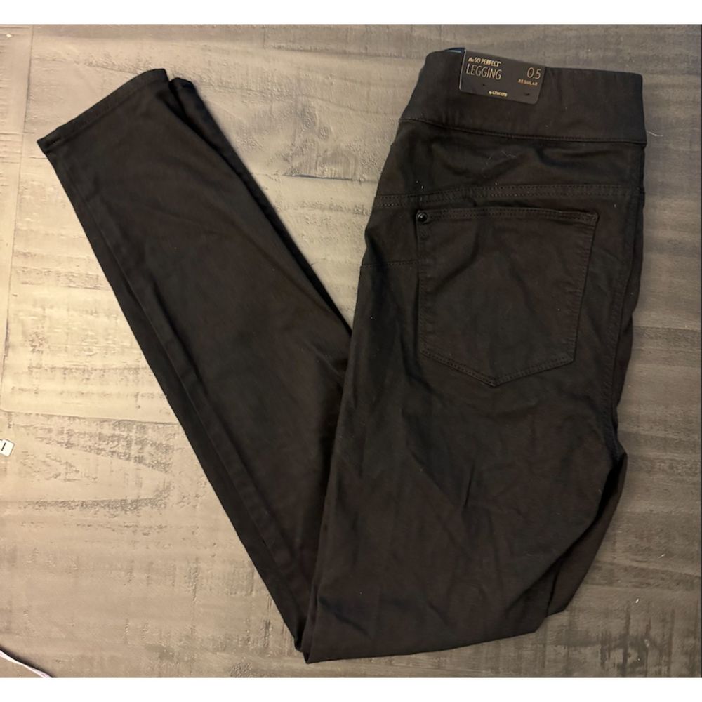 Chico's Black Jeans So Perfect Legging-Size 0.5 (S/6)